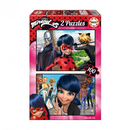 2 Puzzle Ladybug 100 Piezas