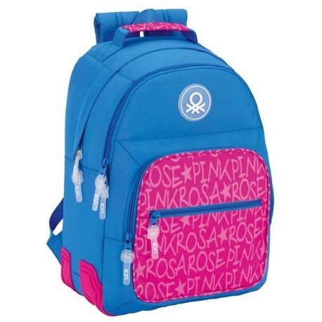 Mochila Doble Wording Benetton