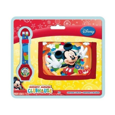 Billetera + Reloj Mickey