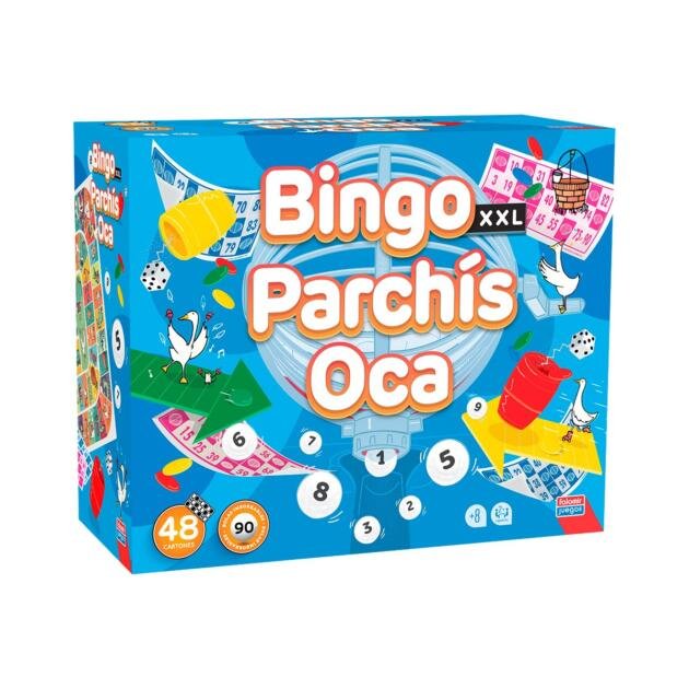 Bingo XXL Premium + Parchis + Oca