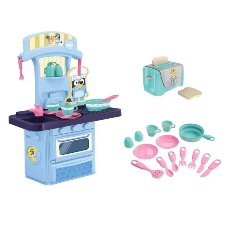 Bluey Mini Cocina Con Tostadora