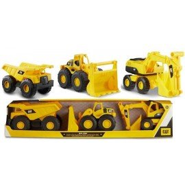 Caja 3 Vehiculos Construccion CAT
