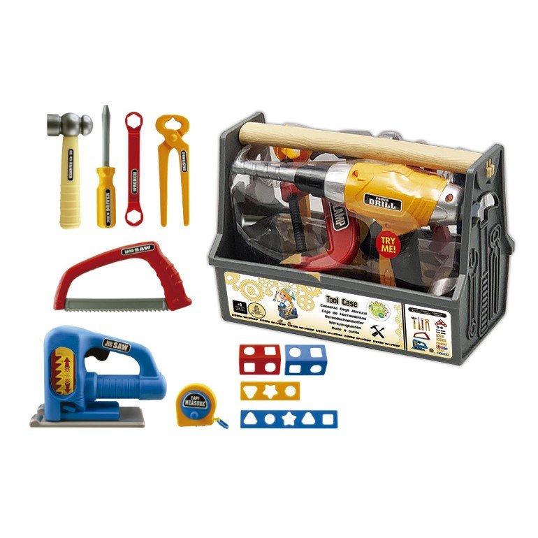 Caja de Herramientas con Asa - 22 Pzs