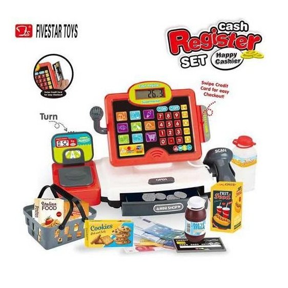 Caja Registradora Grande Roja