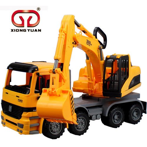 Camion Con Pala Excavadora Friccion. Superjuguete
