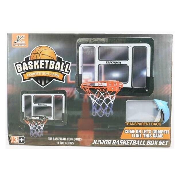 Canasta Baloncesto Transparente + Balon