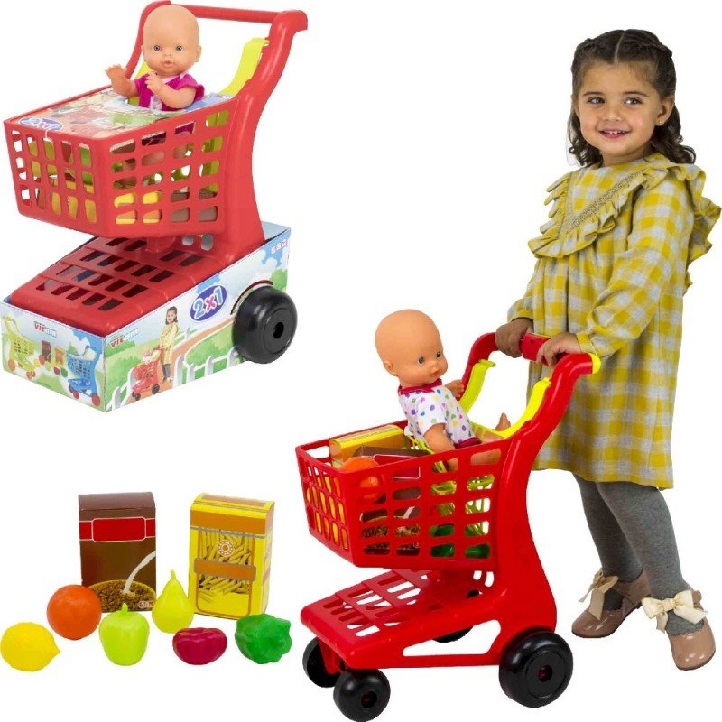 Carrito de la Compra + Alimentos + Bebé