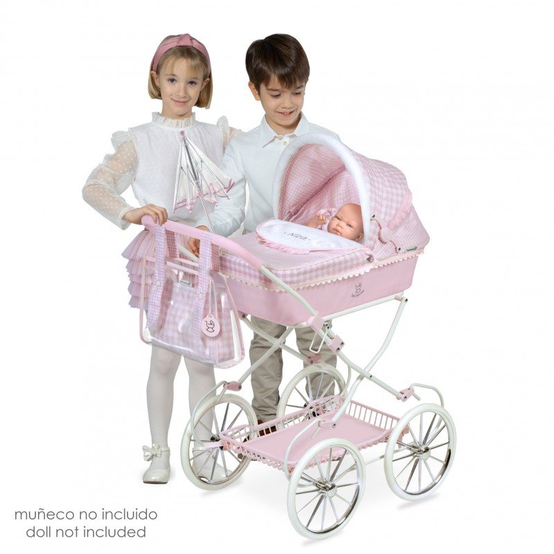 Cochecito de Muñecas Niza Plegable con Sombrilla