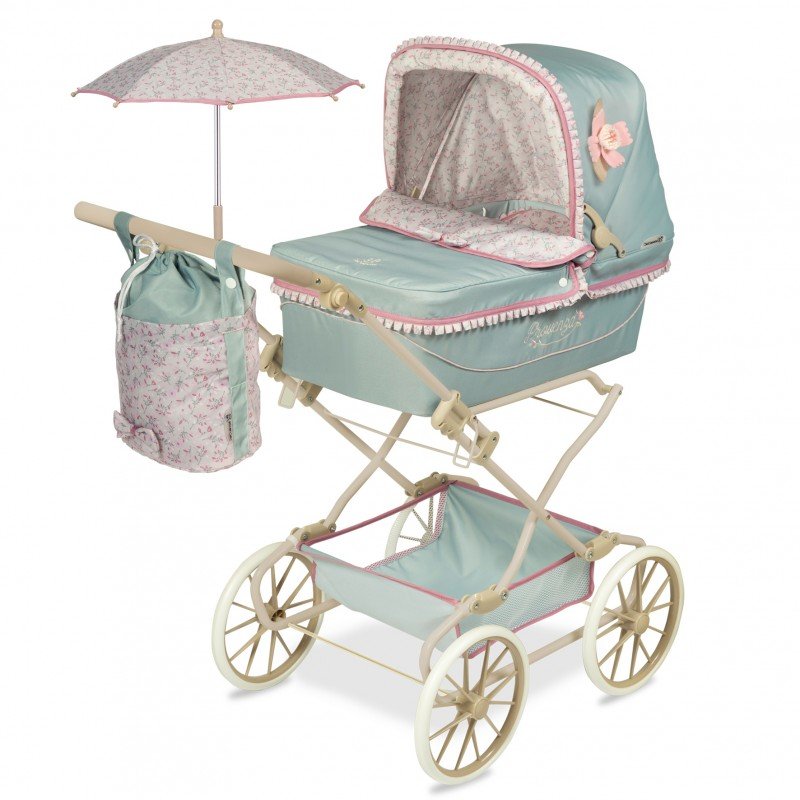 Carro de Muñecas Provenza Plegable con Sombrilla DeCuevas Toys