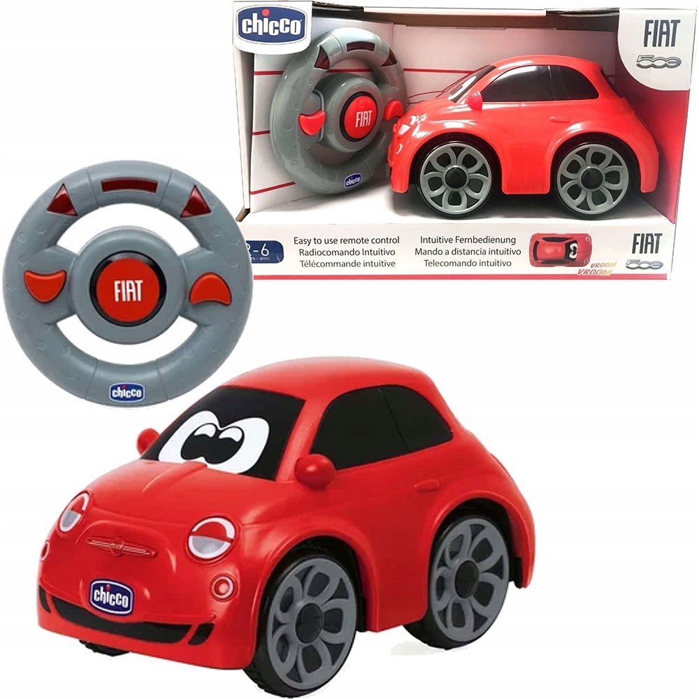 COCHE FIAT 500E RED RC
