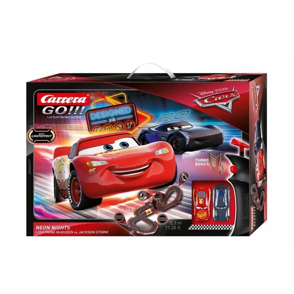 Circuito Carrera Go Disney Cars Neon Nights