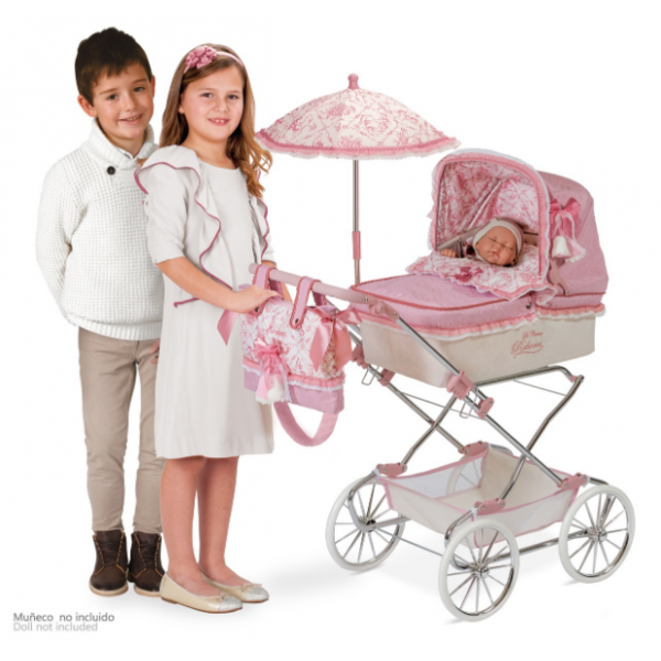 COCHE MUÑECA REBORN MARTINA PLEGABLE