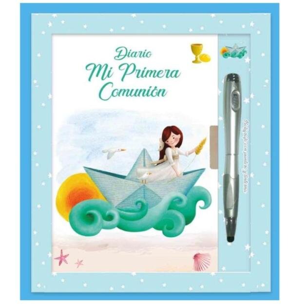 Diario Comunión Niña + Bolígrafo