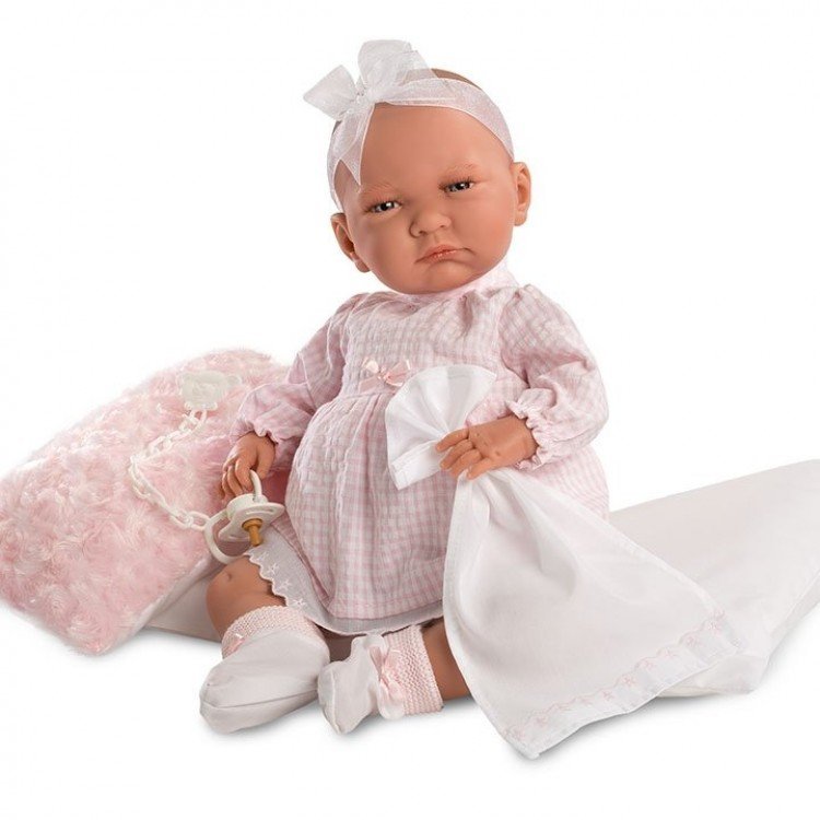 Muñeca Lala Llorona con cojín