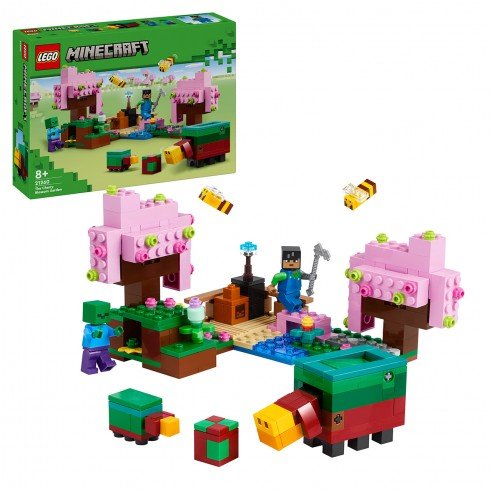 EL JARDÍN DE CEREZOS EN FLOR LEGO MINECRAFT