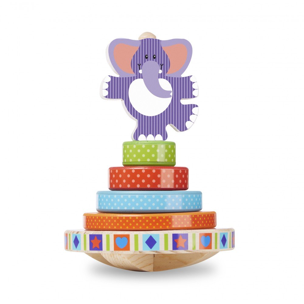 Elefante Basculante Apilable de Madera First Play