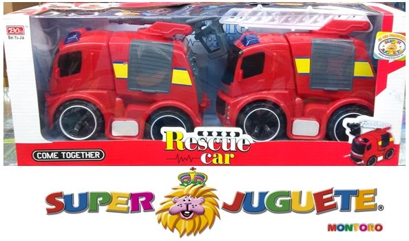 Pack 2 Camiones de Bomberos