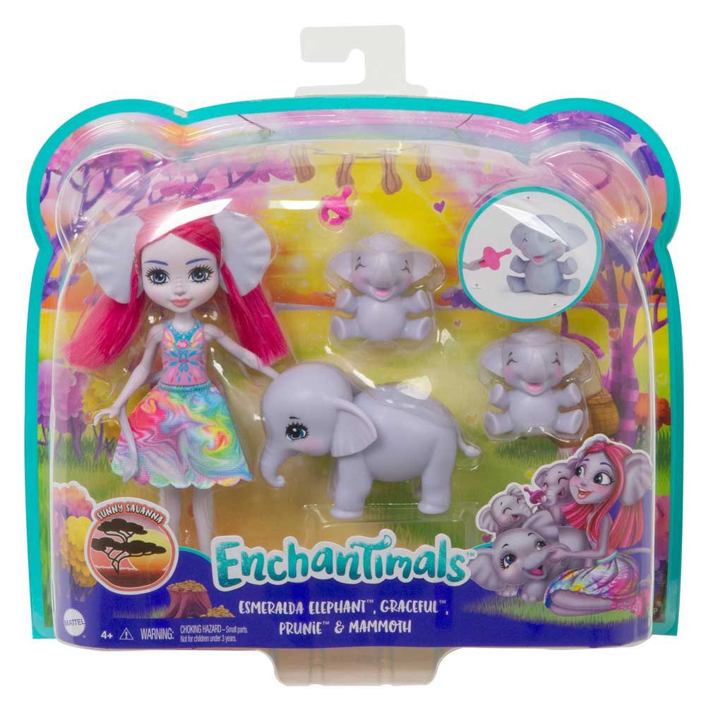 Enchantimals Esmeralda Familia Elefante