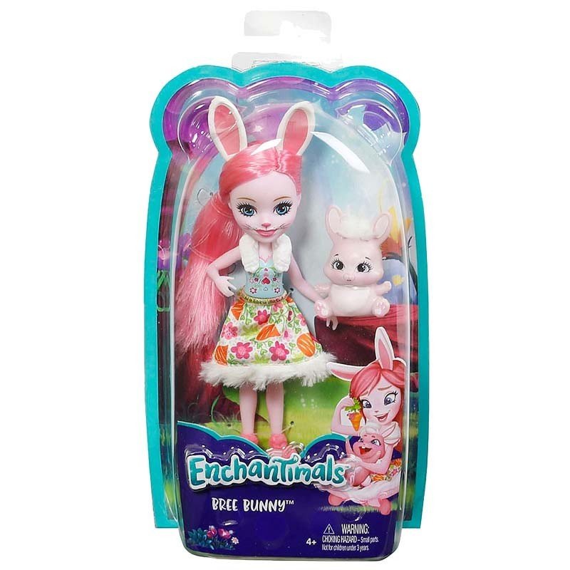 Enchantimals Muñeca Bree Bunny con Mascota