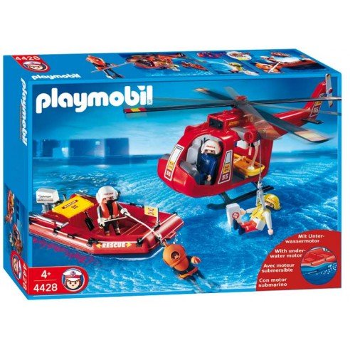 EQUIPO DE RESCATE 4428 INVESTIGACIÓN MARÍTIMA PLAYMOBIL
