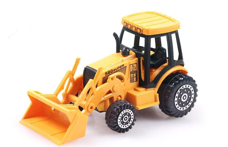 Excavadora Friccion. Superjuguete