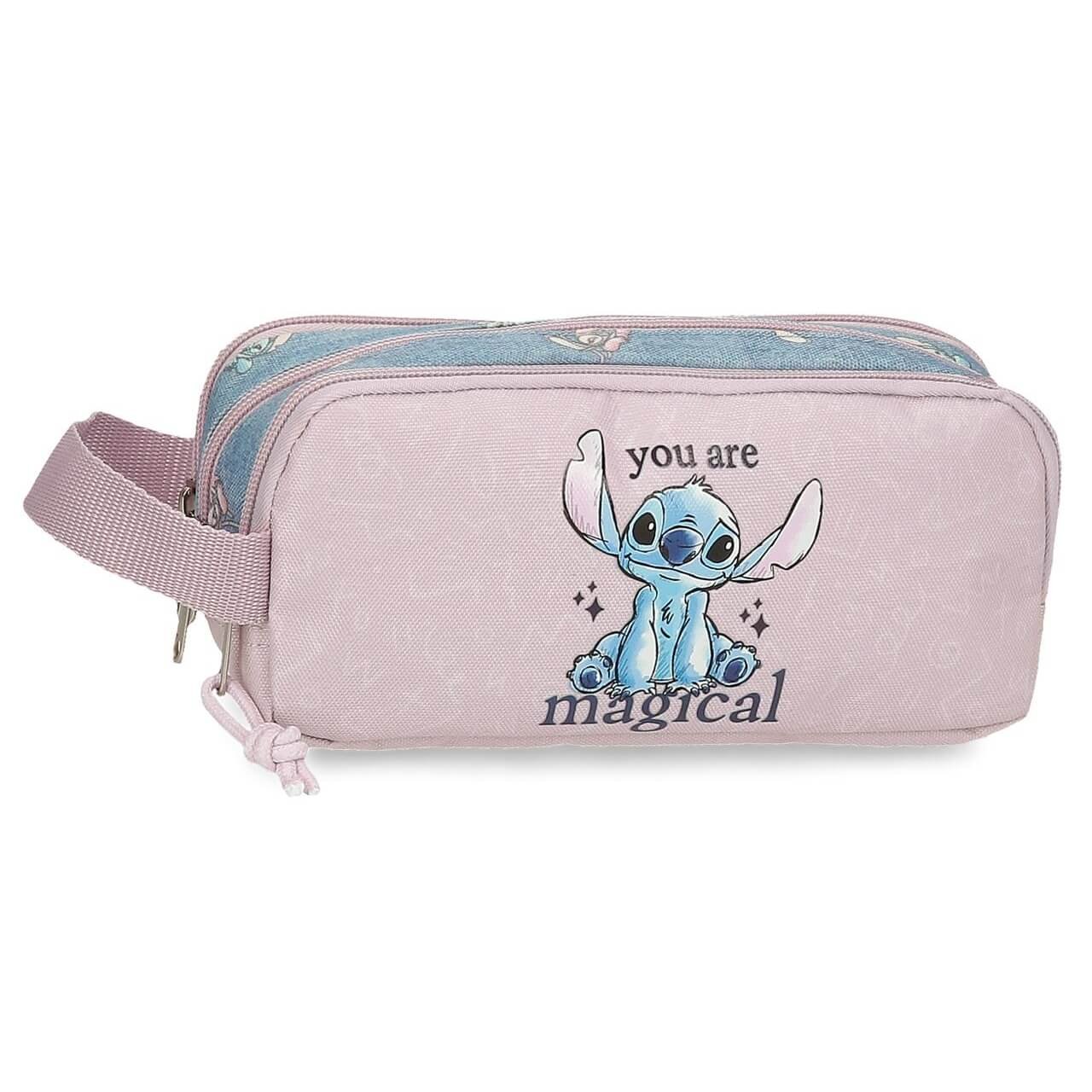 Estuche Triple Compartimento You Are Magical Stitch