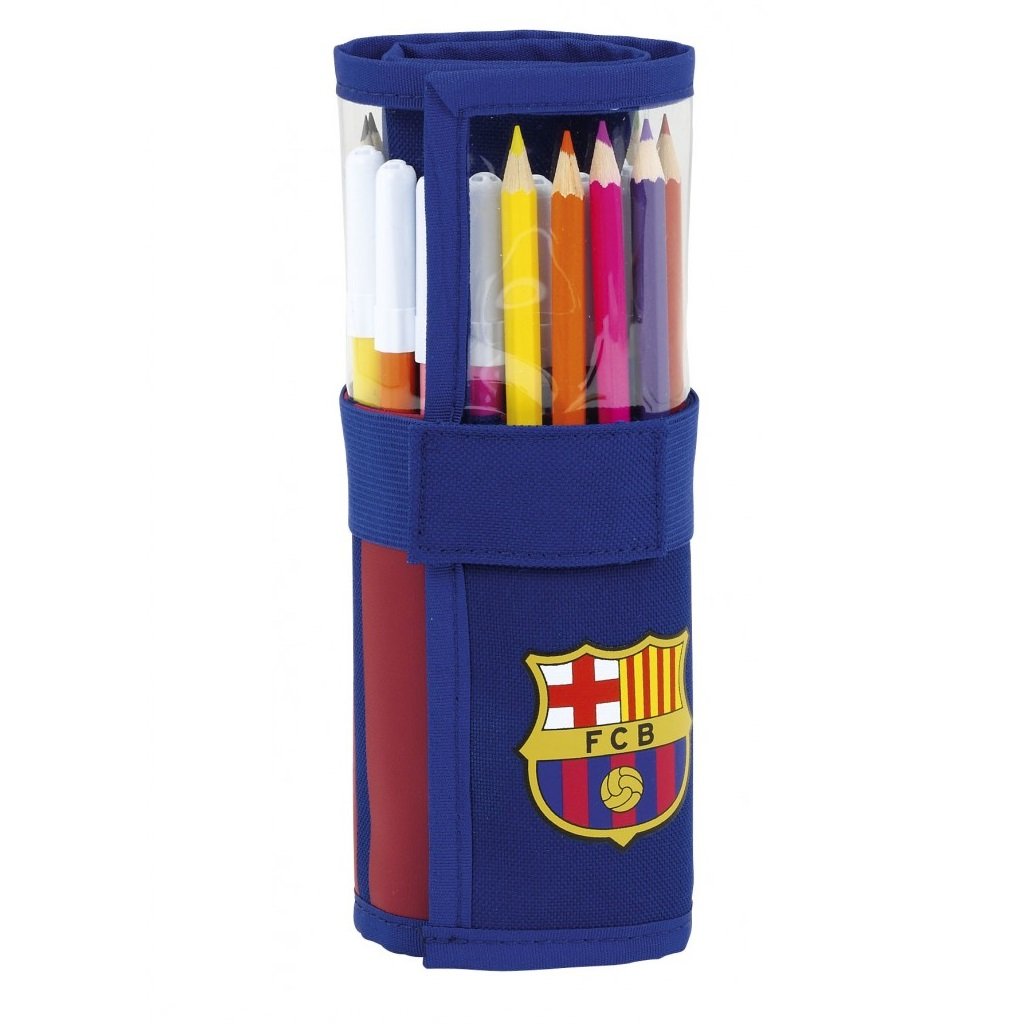 FC Barcelona Estuche enrollable 27 piezas