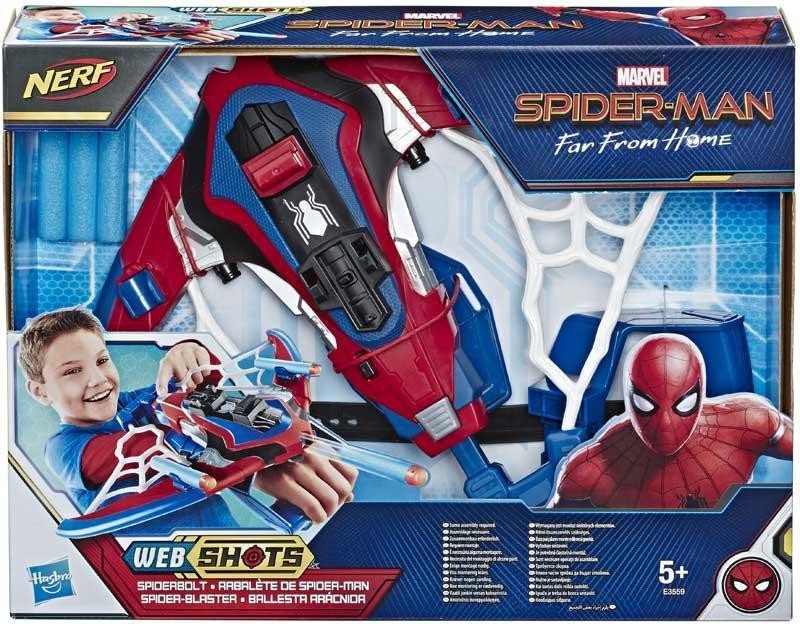 SPIDERMAN NERF BALLESTA ARACNIDA