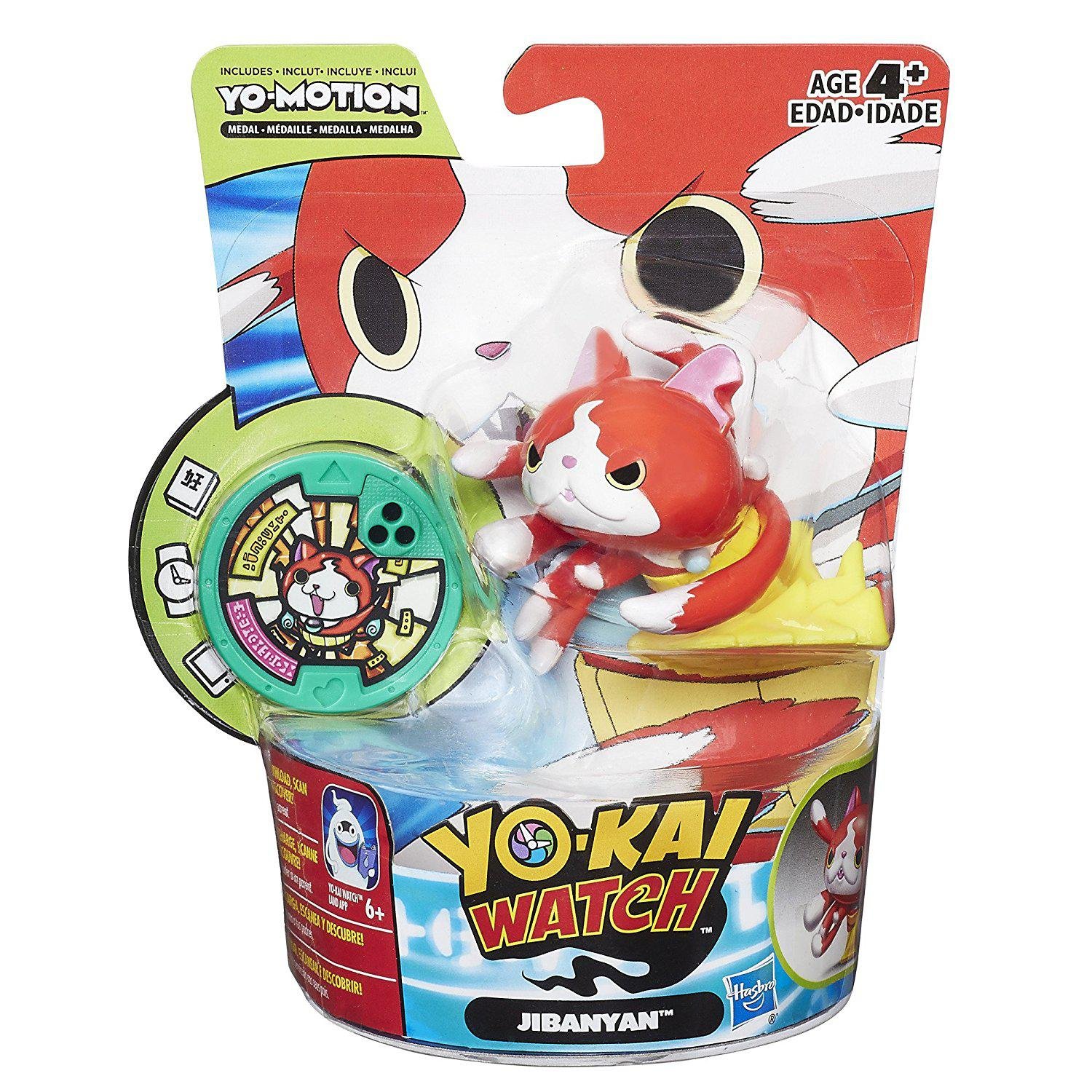Yokai Watch Figura Jibanyan con Medalla Yo-Motion