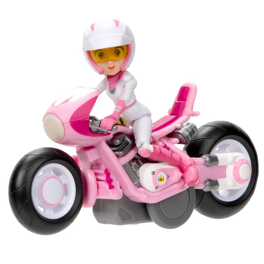 Super Mario Bros Figura Peach con Moto Movie 5cm