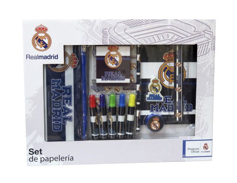 Set de Papelería Real Madrid 20 piezas