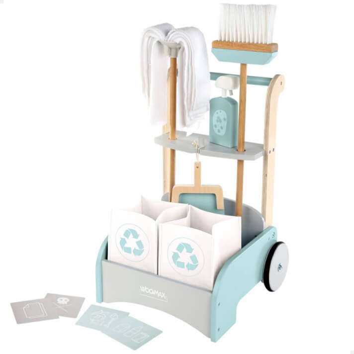 WOODMAX Carrito de Limpieza
