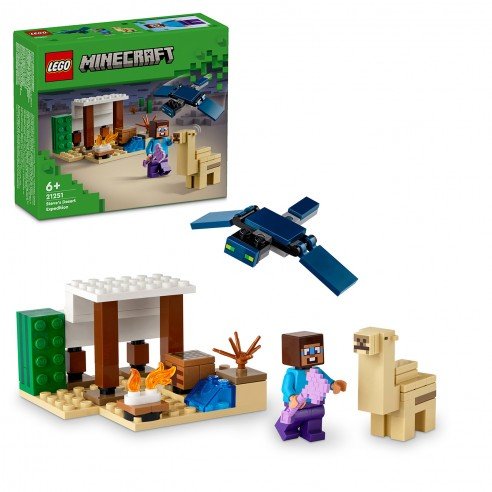 LA EXPEDICIÓN DE STEVE AL DESIERTO MINECRAFT 21251 LEGO