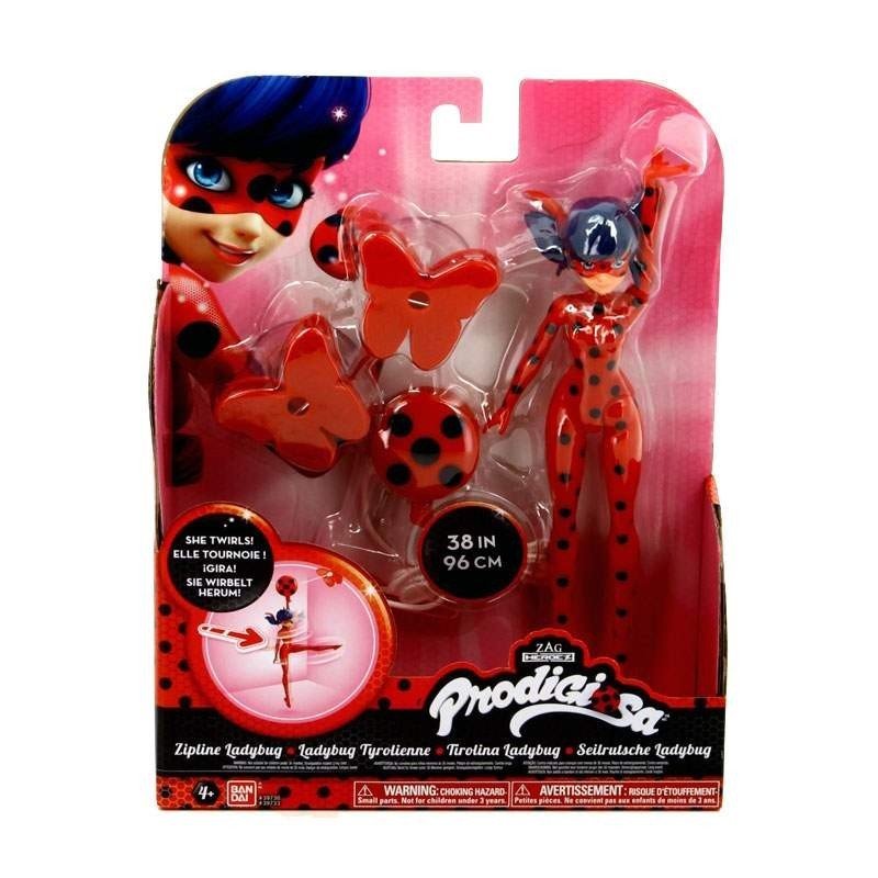 Ladybug Figura de Acción con Tirolina