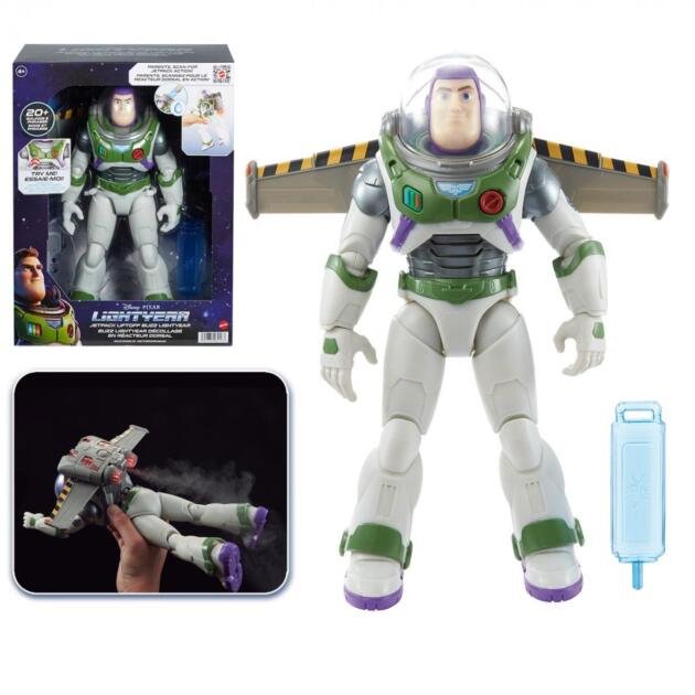 LIGHTYEAR BUZZ CON JETPACK (CON HUMO Y SONIDOS)