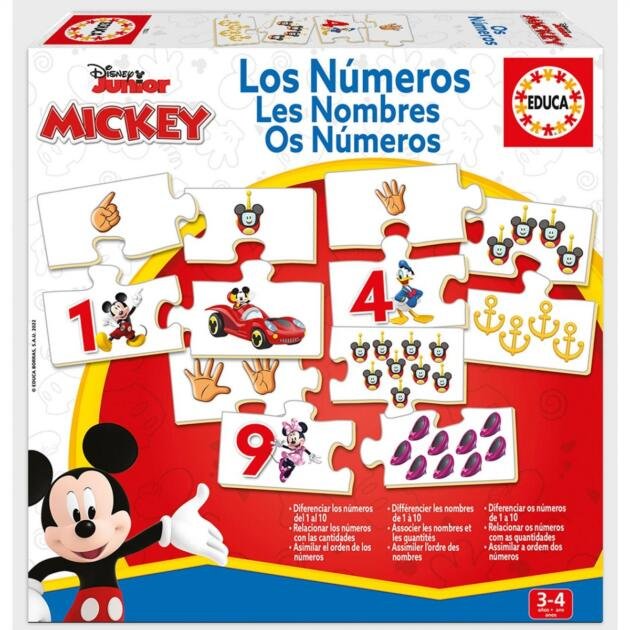 Los números Mickey and friends