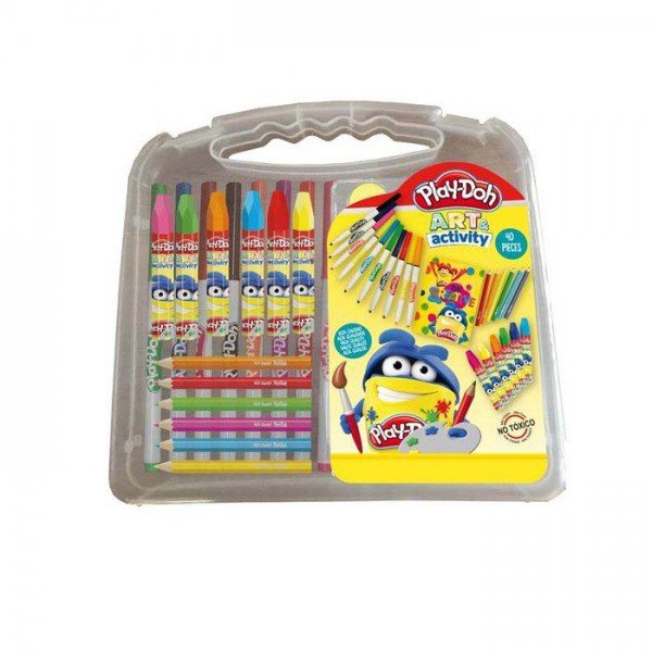Maletín de Dibujo 40 Piezas Play Doh
