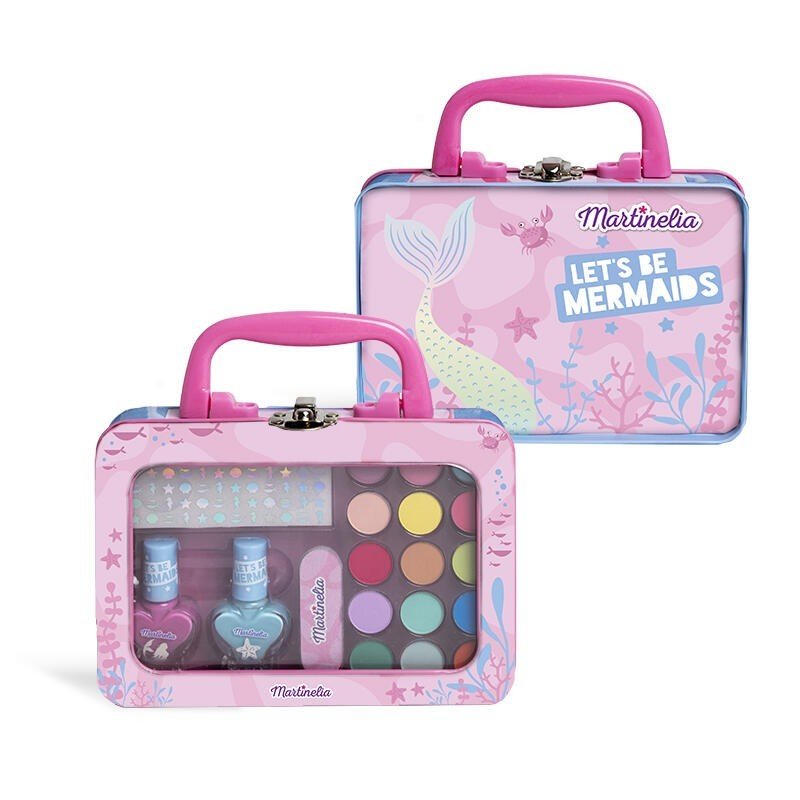 Minimaletín de maquillaje infantil sirenas