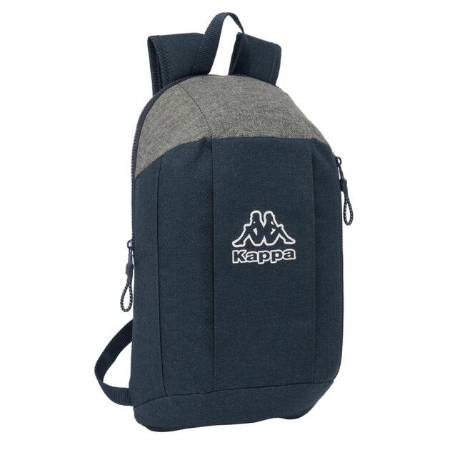 MINI MOCHILA CREMALLERA VERTICAL KAPPA "DARK NAVY"
