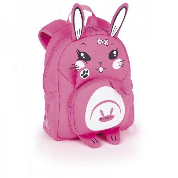 Mochila Infantil Neopreno Zoo "Conejo" Rosa