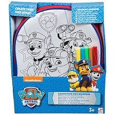 Mochila Coloreable Paw Patrol