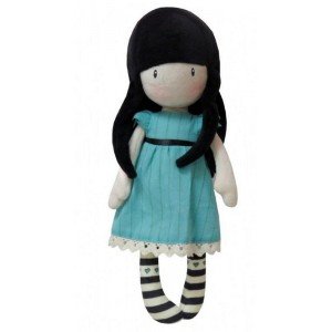 Muñeca de Trapo Gorjuss Vestido Turquesa