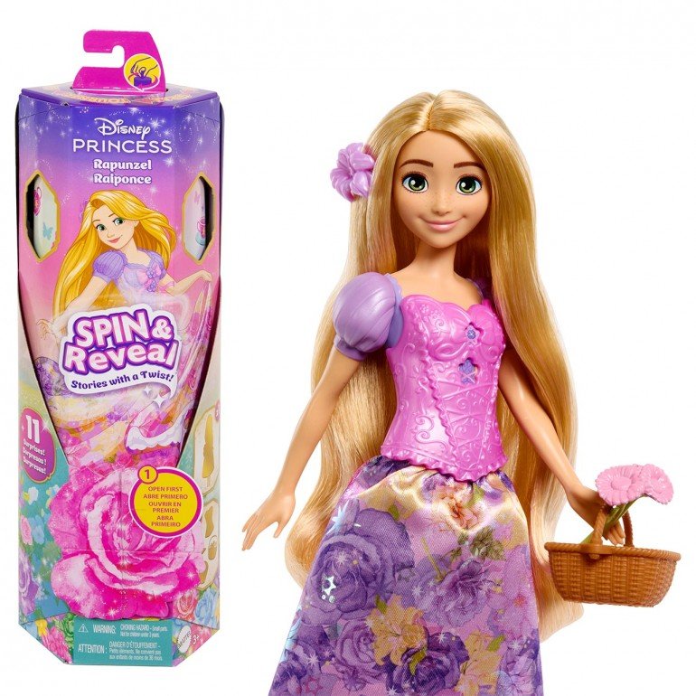 MUÑECA RAPUNZEL SPIN & REVEAL