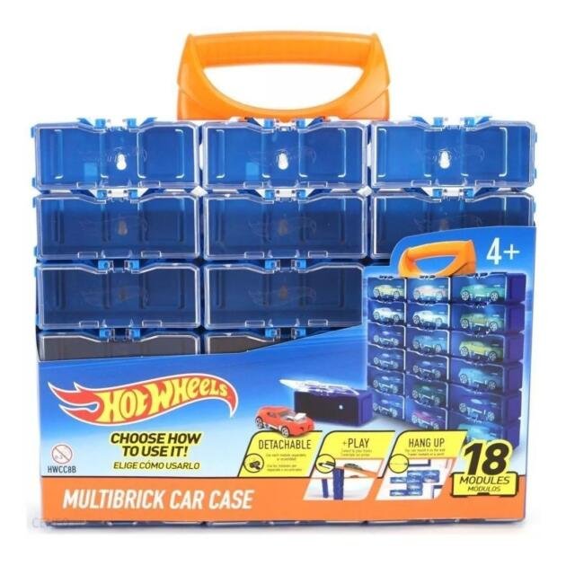 Caja de almacenamiento 18 HOT WHEELS