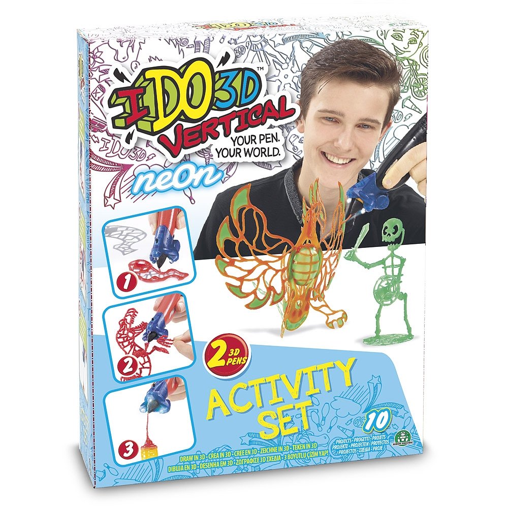 I DO 3D - Vertical Activity Set 2 Bolígrafos 3D