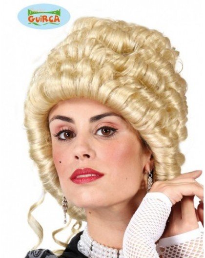 Peluca Condesa Rubia Rizada