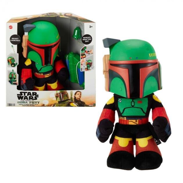 Peluche Bobe Fett lanza cohetes