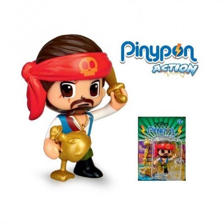 PINYPON ACTION - FIGURA PIRATA MORENO