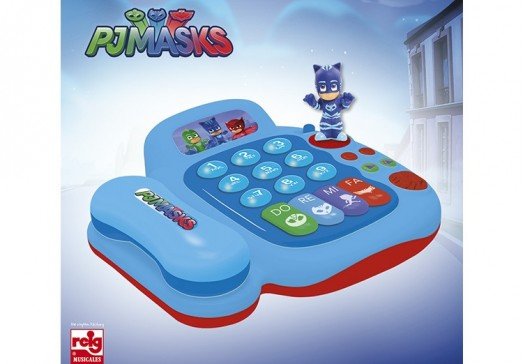 Pj Masks Activity Telefóno Y Piano Figuras
