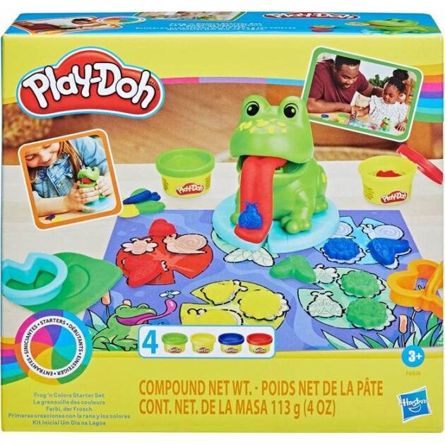 PLAY-DOH PRIMERAS CREACIONES RANA Y LOS COLORES